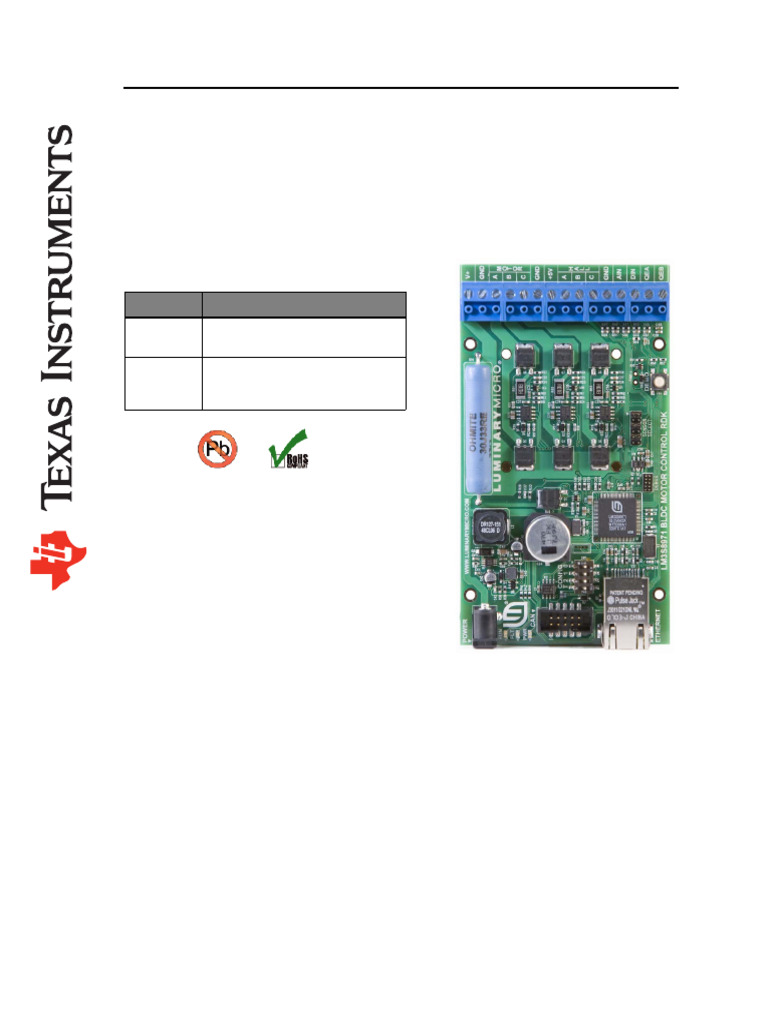 BLDC Texas Instruments | PDF | License | Computing