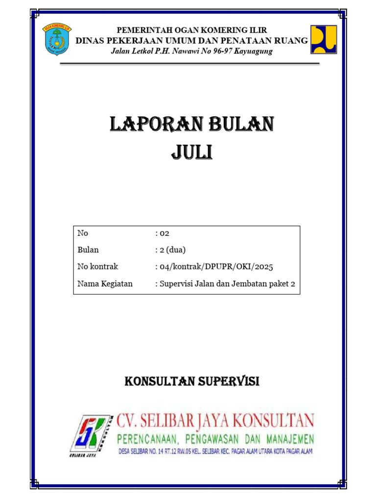 2 Laporan Antara Bulan Juli | PDF