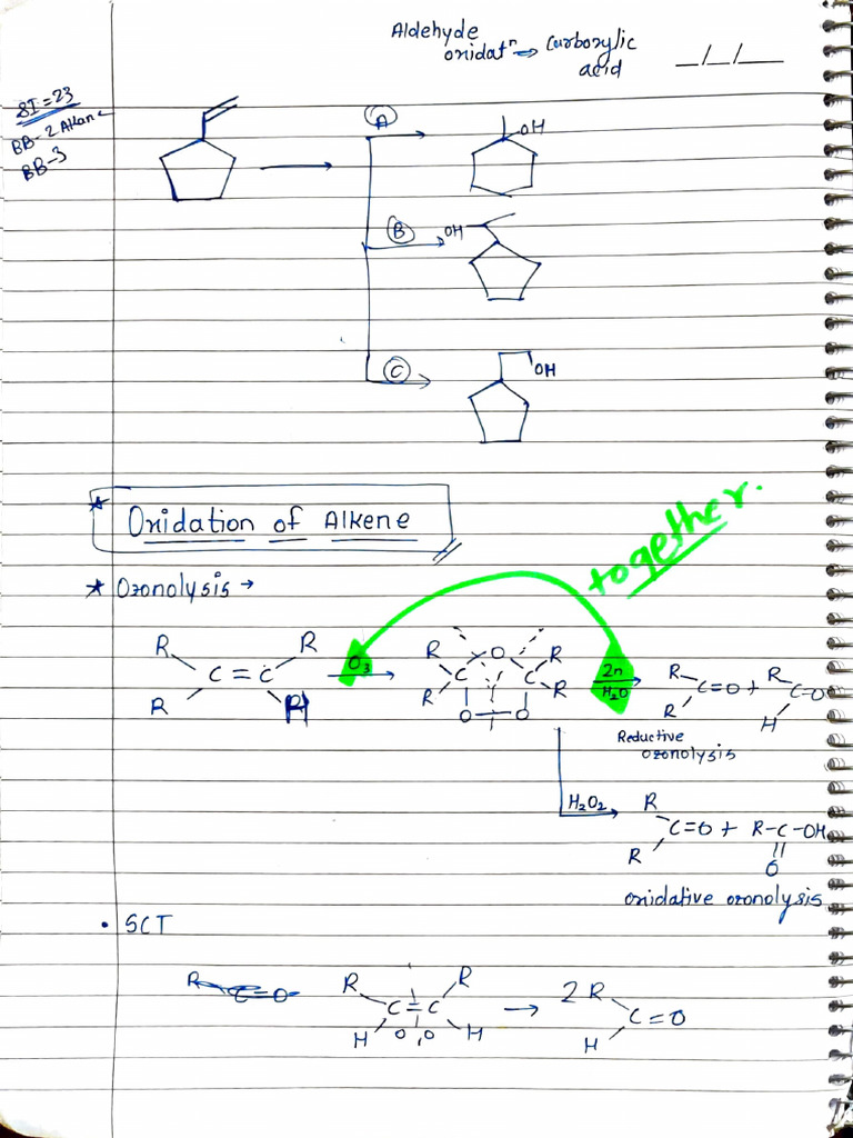 Alkene Alkyne Notes KK Sir | PDF
