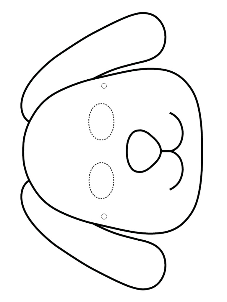 Dog Mask Template | PDF
