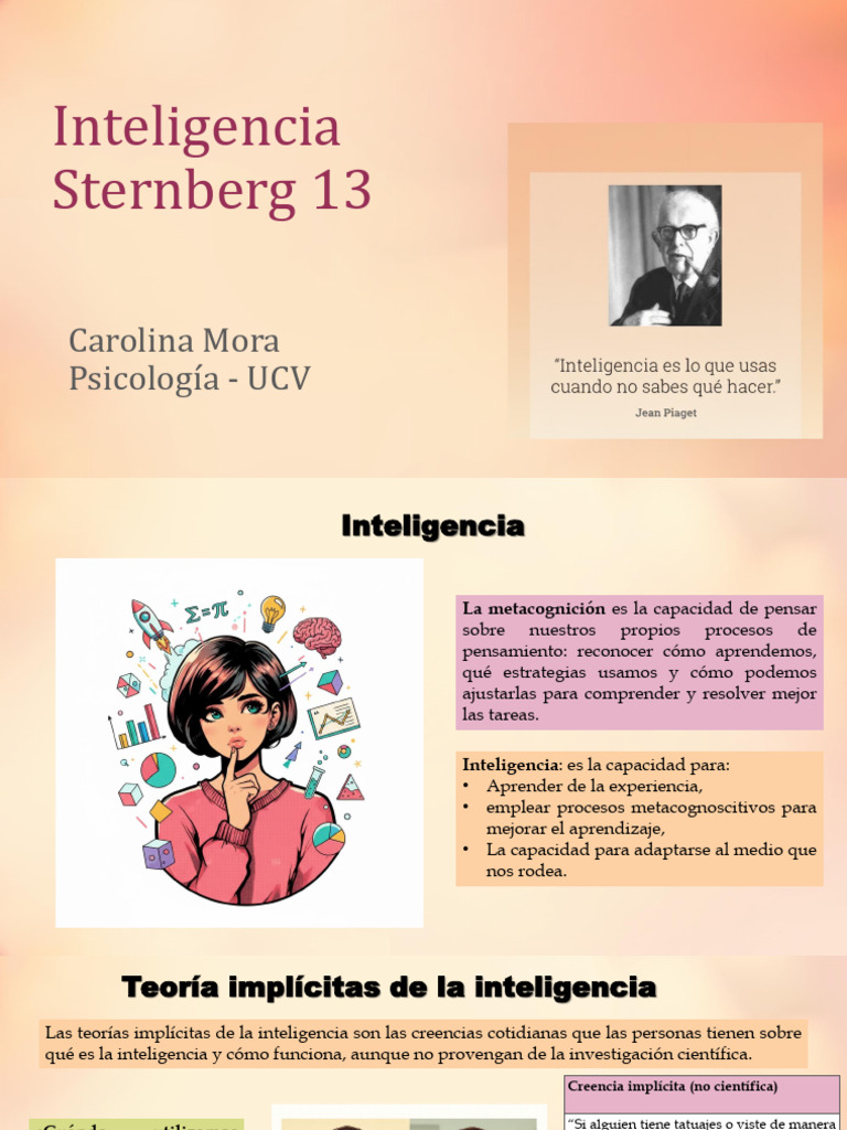 Sternberg 13 Inteligencia Nuevo | PDF | Inteligencia | Inteligencia (IA ...