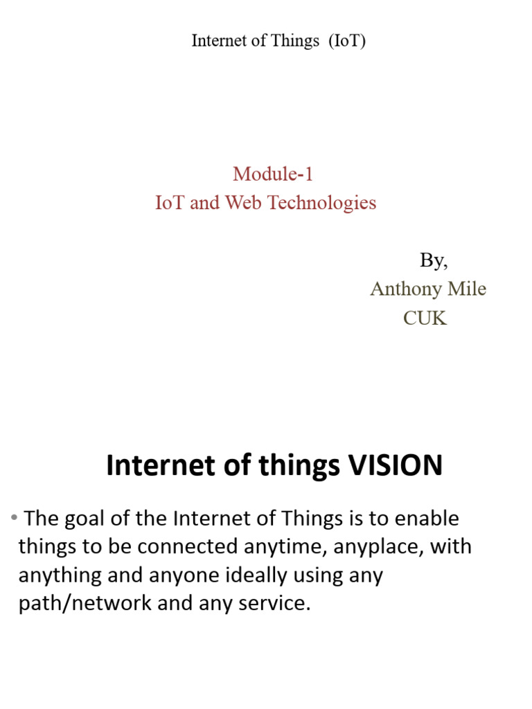 Internet of Things 2023 | PDF | Internet Of Things | Computer Network