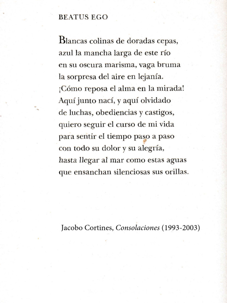 03 Jacobo Cortines - Beatus Ego | PDF