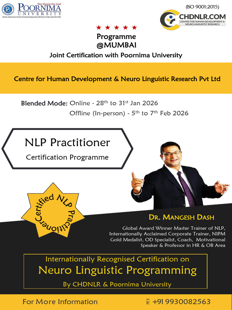 TWARAN NLP Practitioner Course Brochure 30 Hours Blended | PDF | Neuro ...