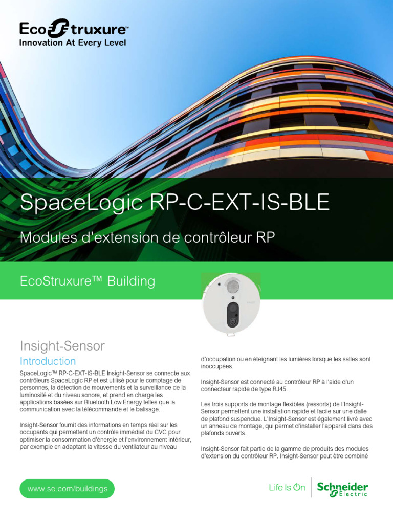 NSW Contrôle Schneider-Insight Sensor - SXWREISBLE10001 | PDF ...
