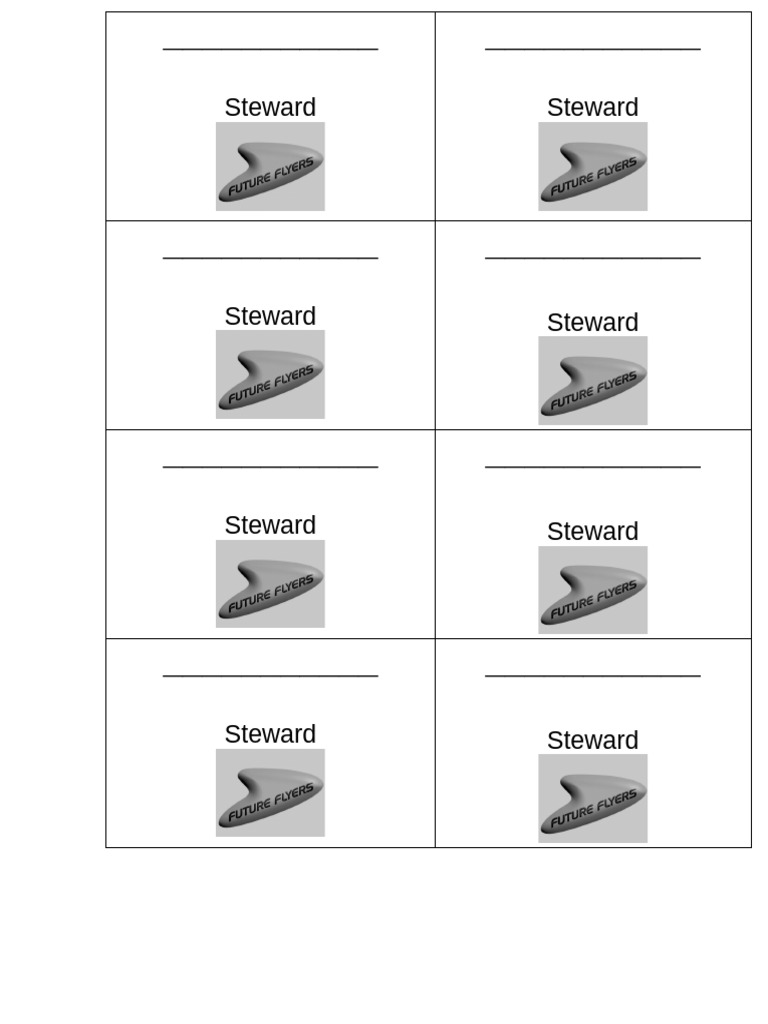 Steward Badges | PDF
