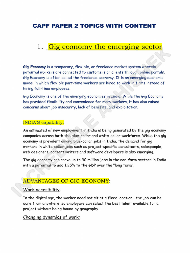 Gig Economy | PDF
