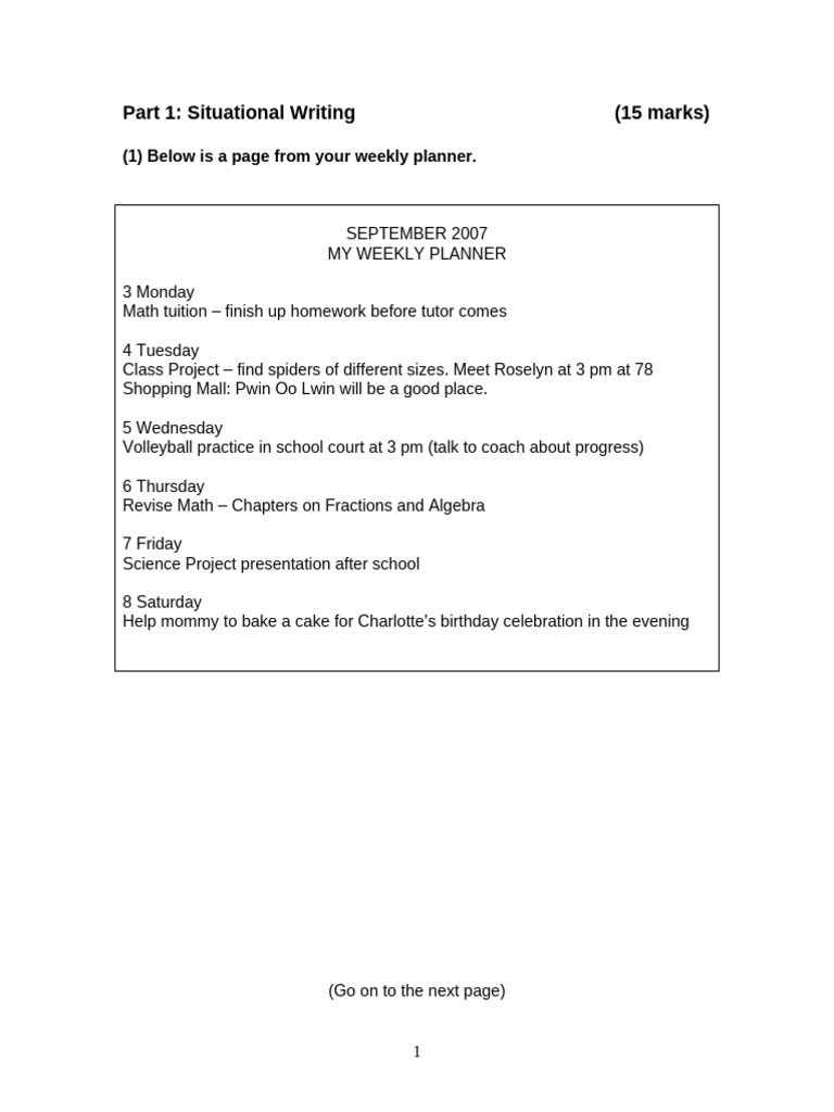 Paper 1 Creative Writing | PDF