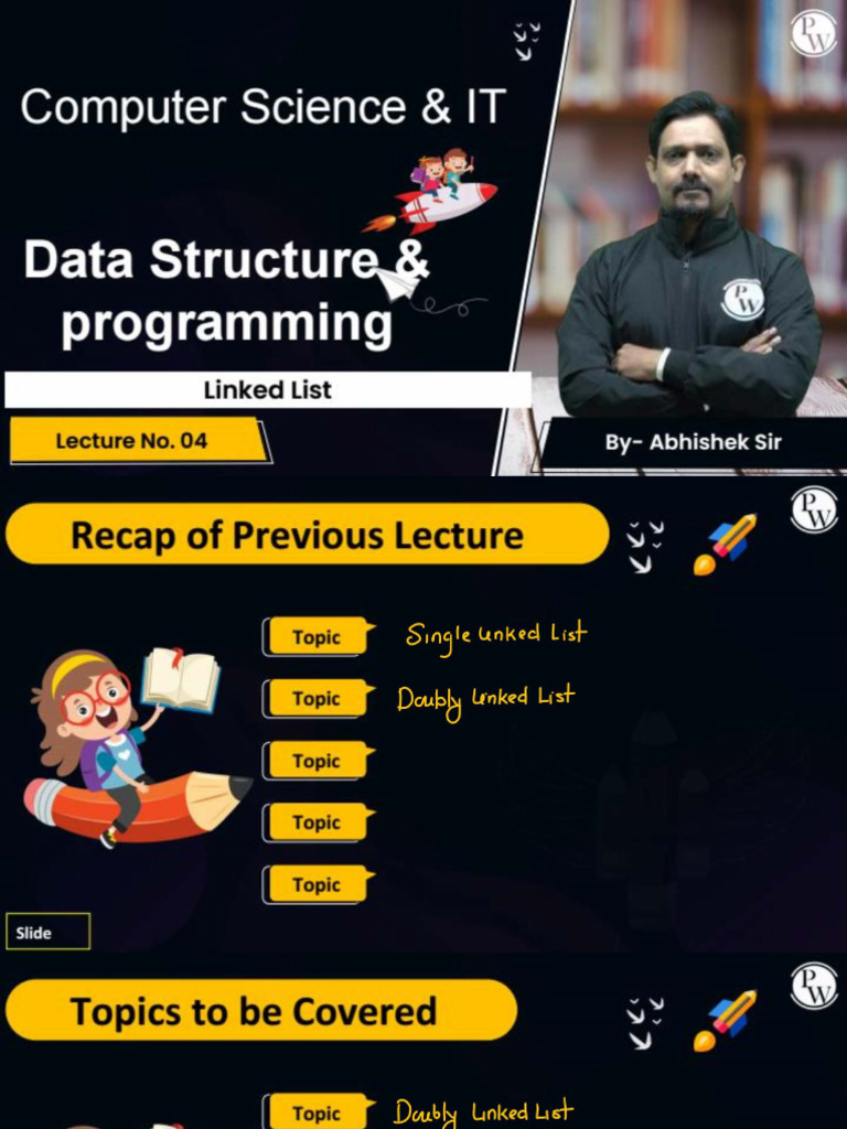 Linked List 04 Class Notes | PDF