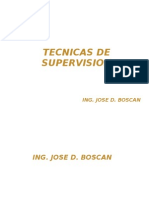 Tecnicas de Supervision - Unidad I, II