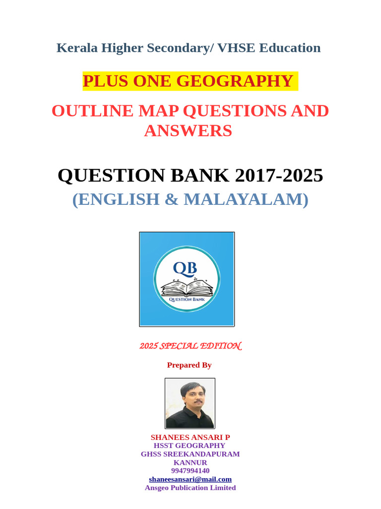 +1 Outline Map Questions and Aswer 2017-25 | PDF