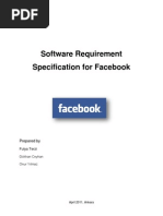 Download Software Requirement Specification for Facebook by Onur Ylmaz SN100034289 doc pdf