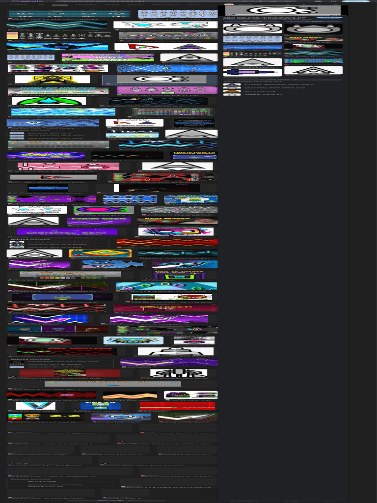 Geometry Dash Wave Skins Facing Right - Google Search | PDF | Websites ...