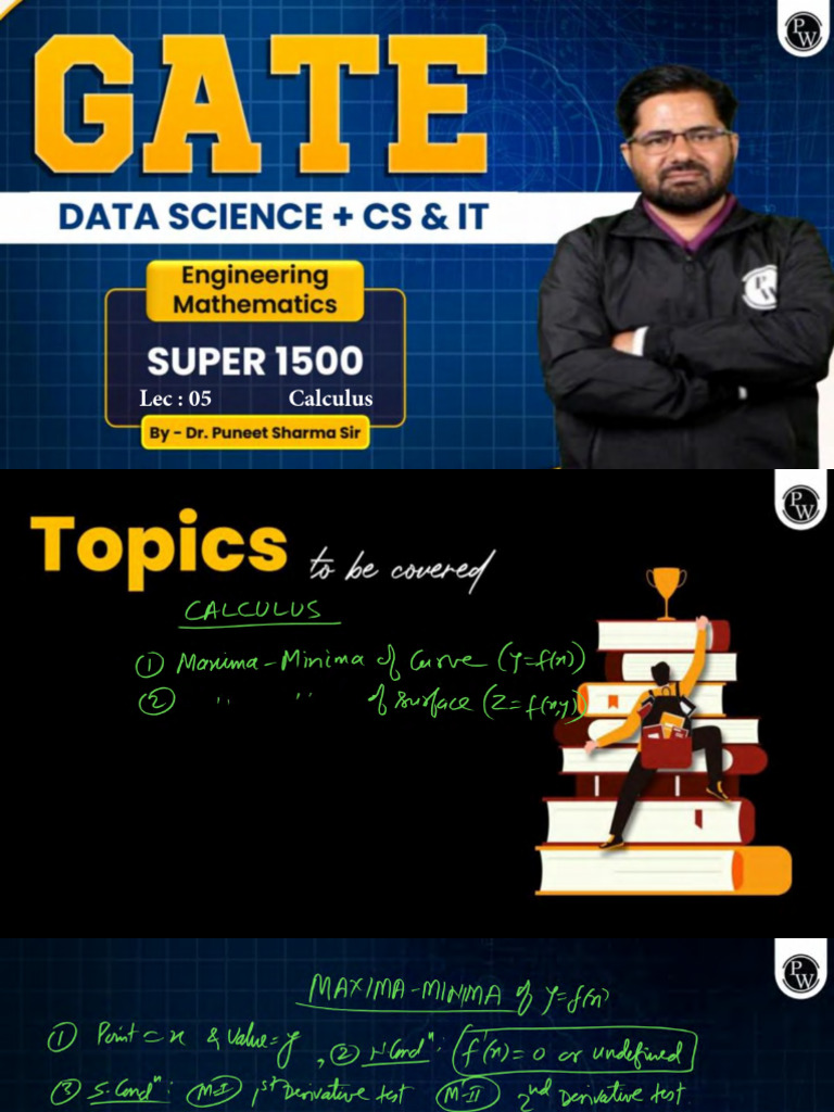 (Engineering Mathematics) Calculus 05 Class Notes None | PDF