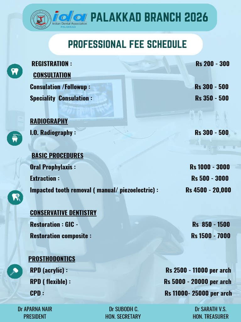PKD Professional Fee Charges - 20260218 - 131229 - 0000 | PDF | Dental ...