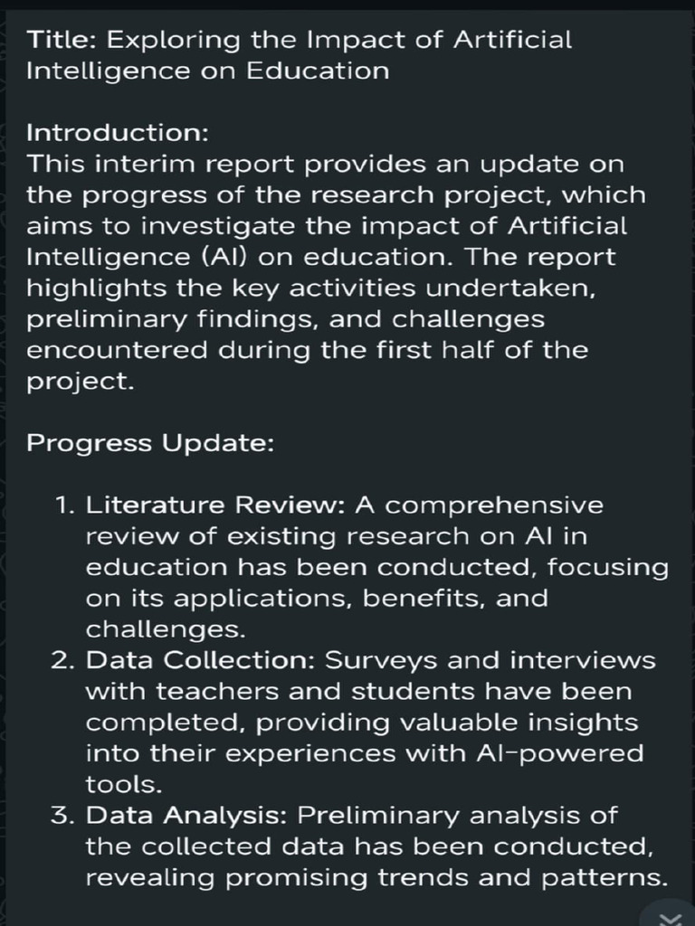 Impact of AI On Education | PDF