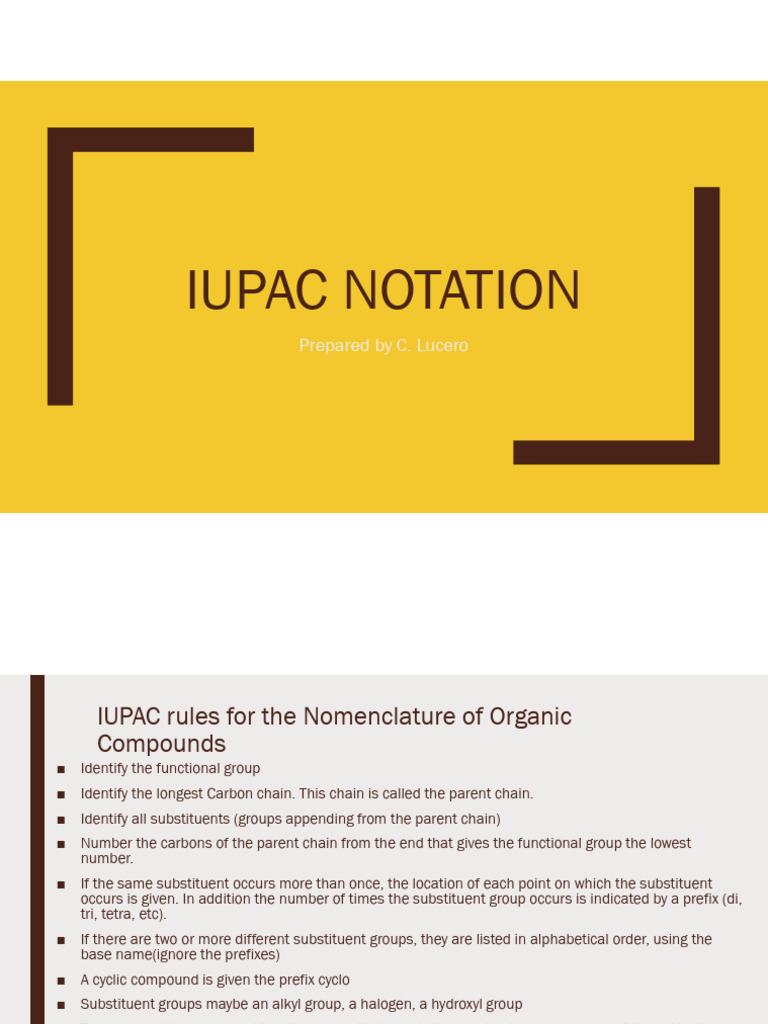 Iupac Nomenclature | PDF | Hydrogen Compounds | Carbon Compounds
