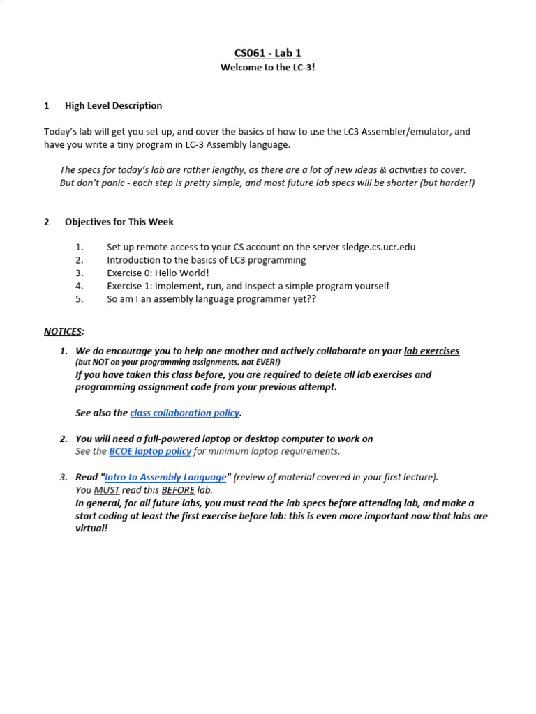 Lab 1 | PDF
