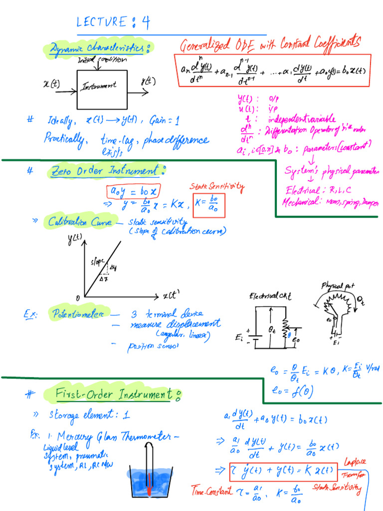 Lecture 4 | PDF | Damping | Electrical Engineering