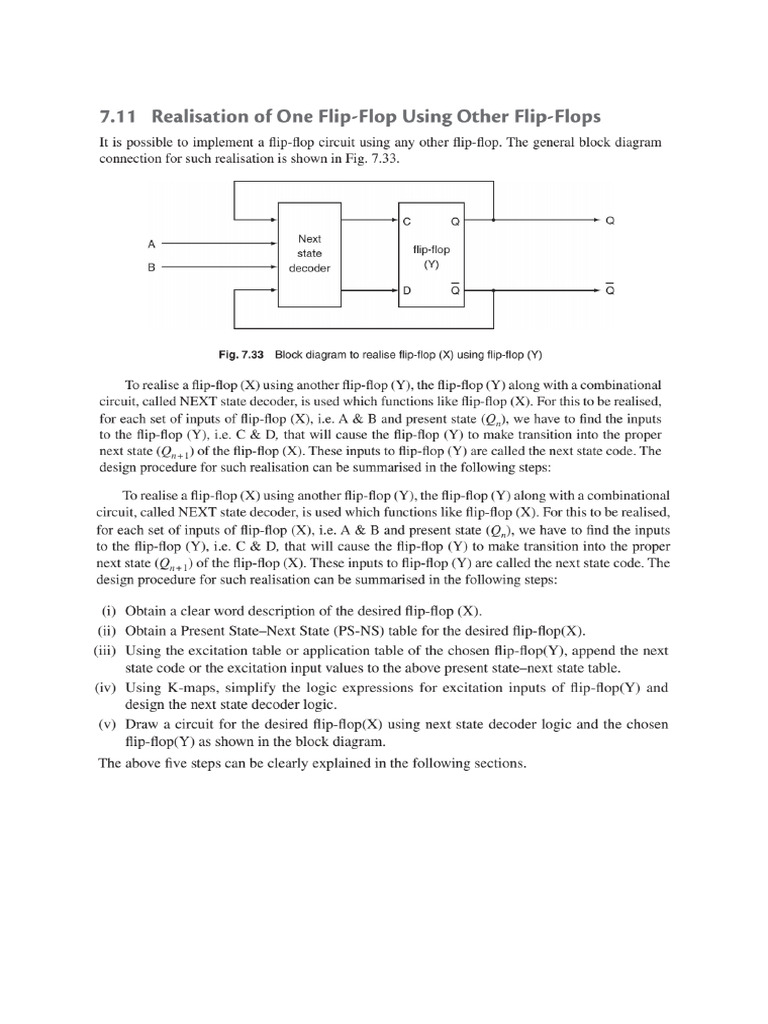 Flip Flop Conversion | PDF