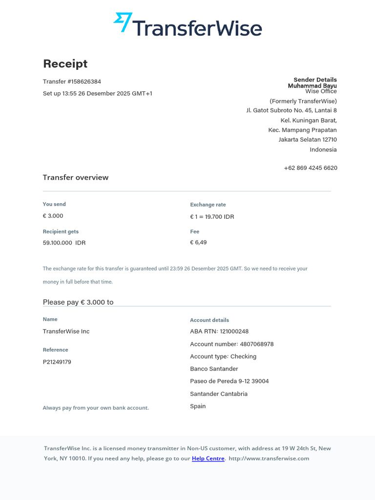 Receipt Transfer 220708 | PDF | Banks | Money