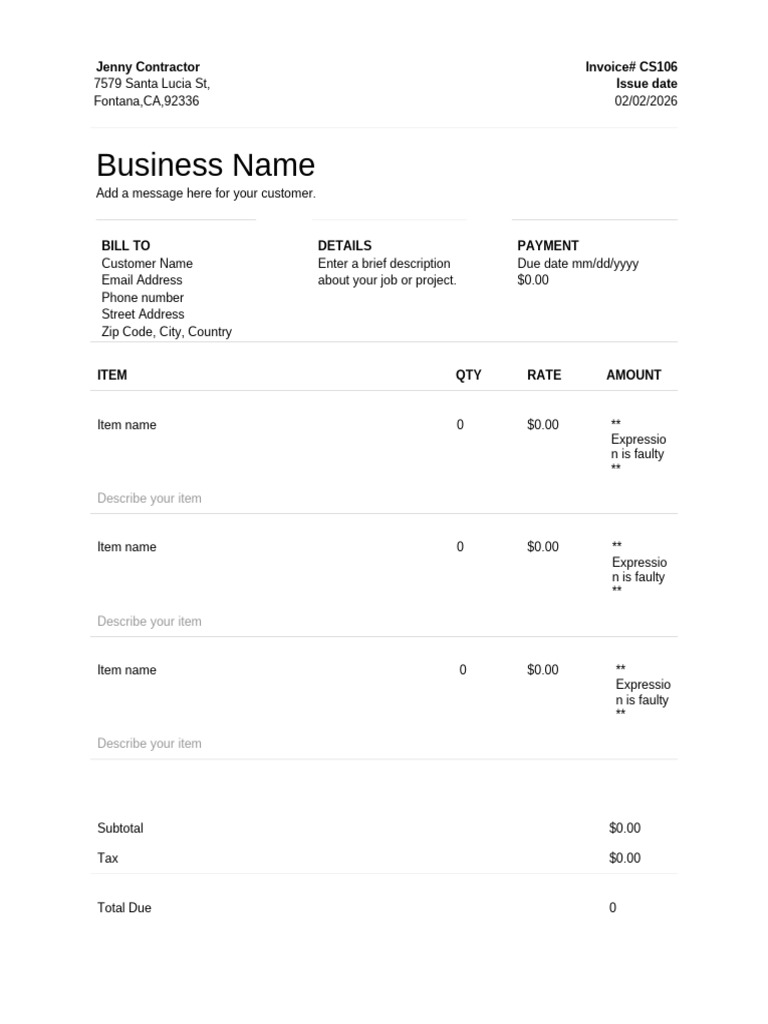 Square-Invoices Dark Gray | PDF