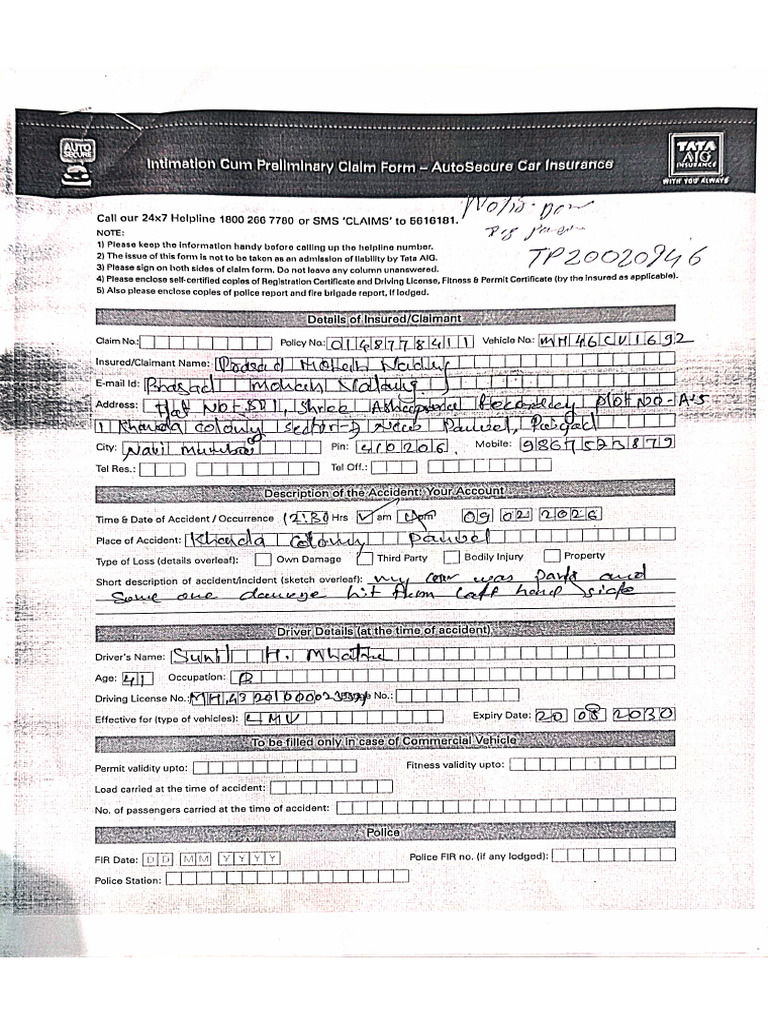 Claim Form | PDF