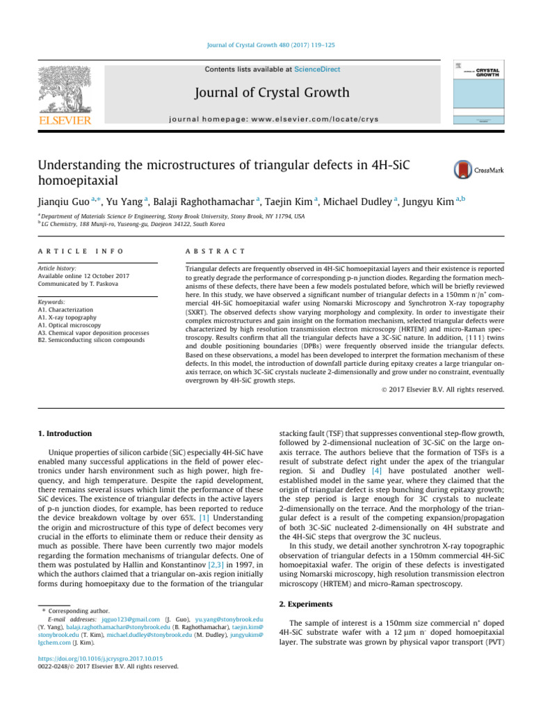 2017 - JCG - Understanding The Microstructures of Triangular Defects in ...