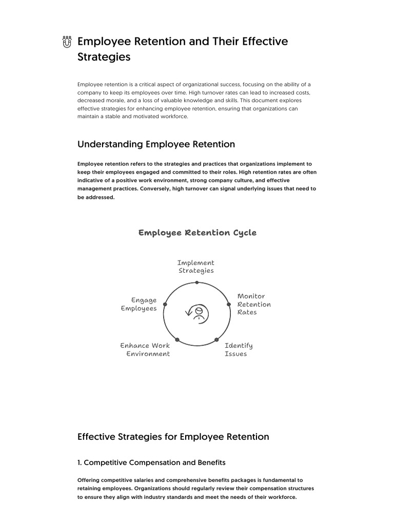 Employee Retention and Their Effective Strategies | PDF | Employee ...