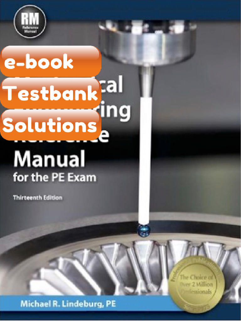 Full Test Bank of Mechanical Engineering Reference Manual For The PE ...