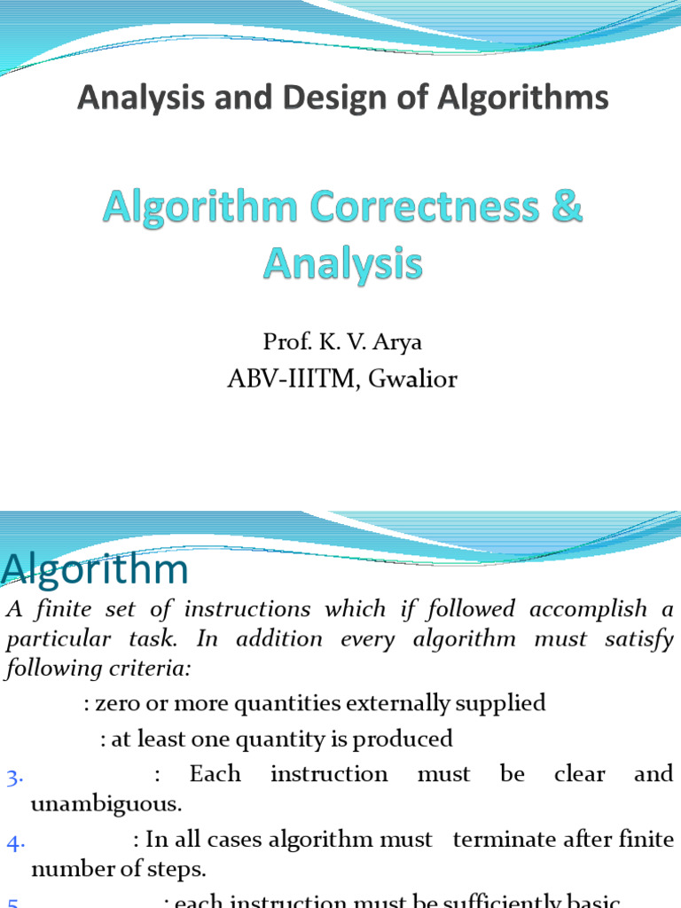 Correctness Analysis | PDF | Time Complexity | Control Flow