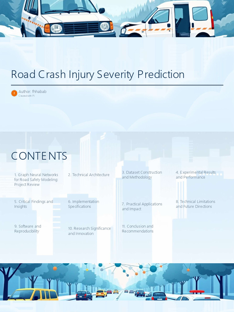 Road Crash Injury Severity Pr... | PDF | Prediction | Deep Learning