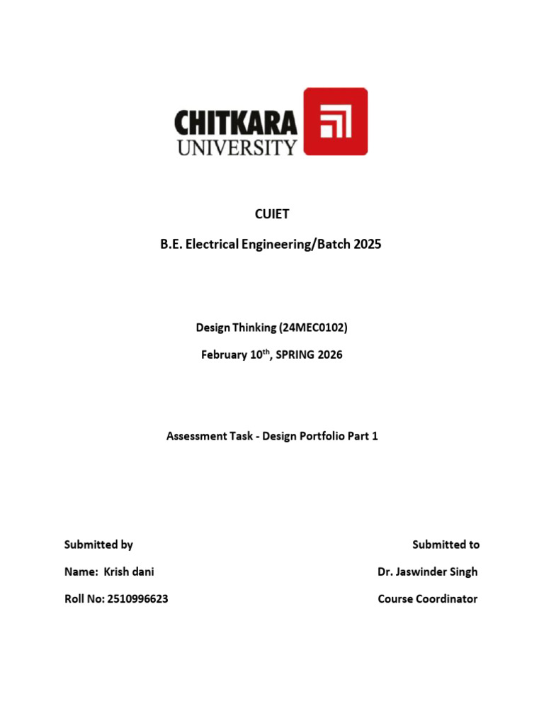 Sample Report First Page and Index 1 | PDF