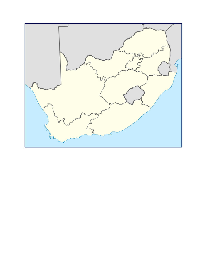 SA Map Blank and Labelled | PDF