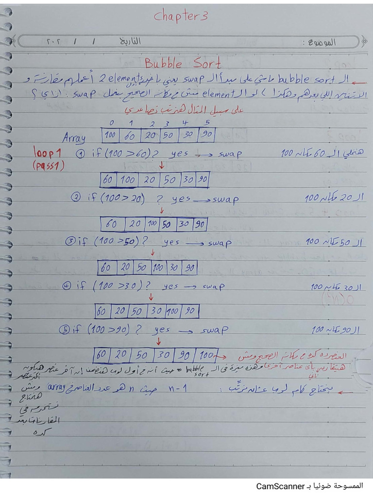 4 - Bubble, Selection and Insertion Sort | PDF
