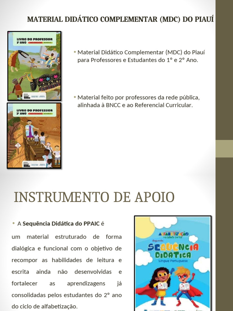 Material Didático Complementar (MDC) Do Piauí | PDF