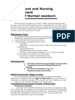 Assessment and Nursing Management Normal Newborn
