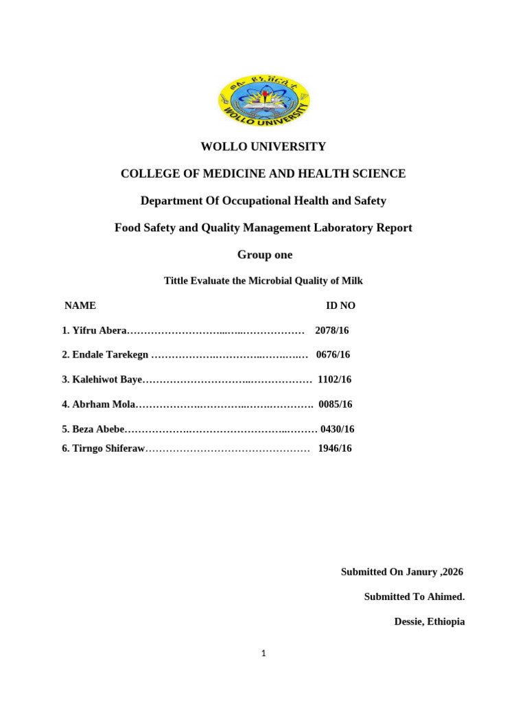 Food Labe Report | PDF