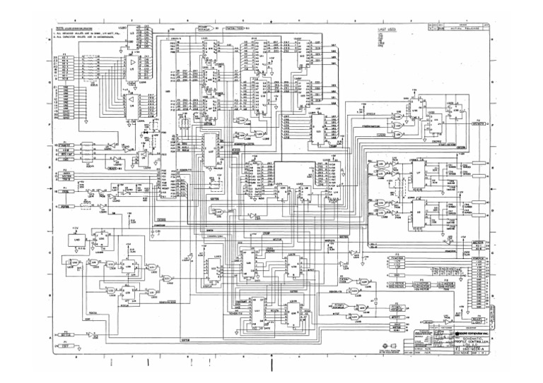 Apple ProFile Controller Lisa 2.0 Schematics 050-4034-A | PDF