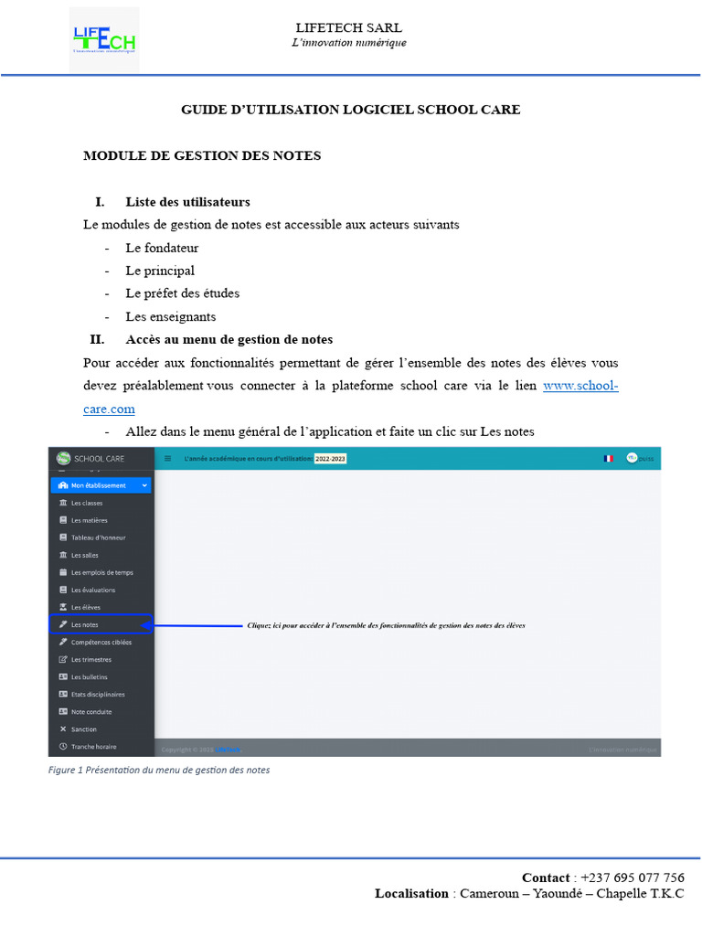 Guide Utilisateur Gestion Notes | PDF | Microsoft Excel | Fichier ...