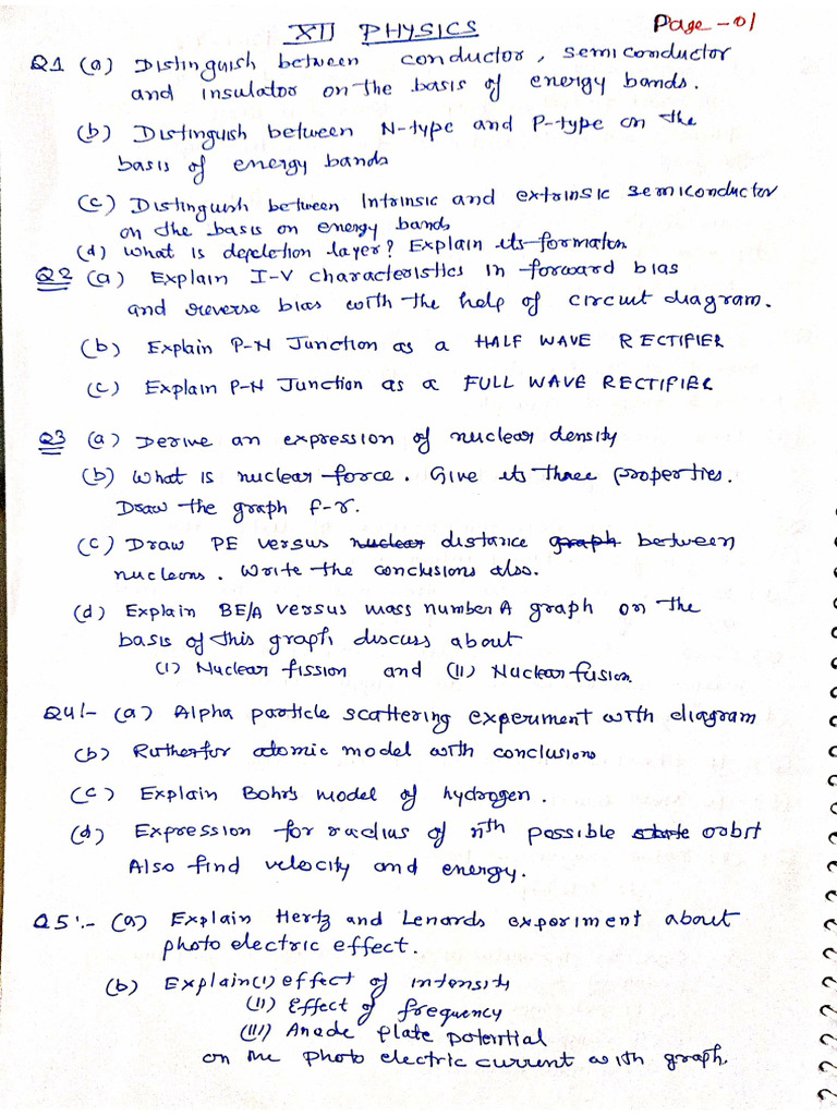 Physics Important | PDF