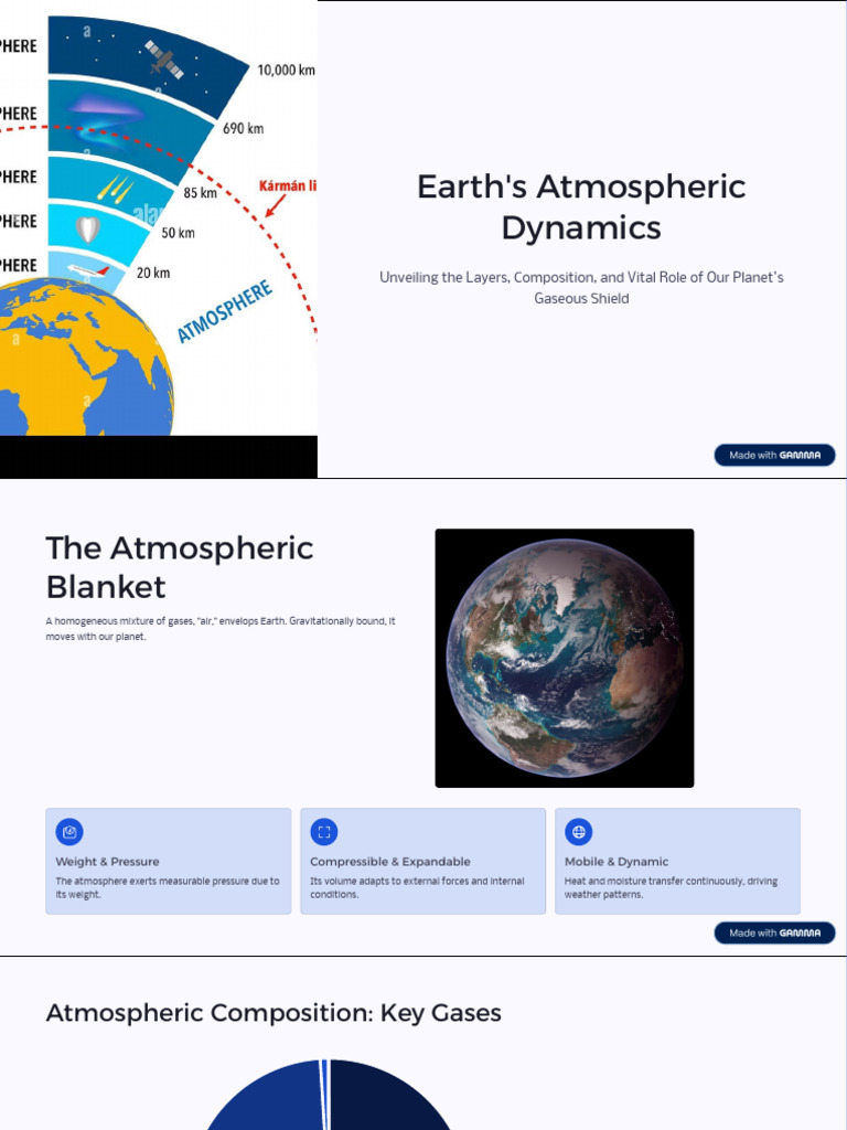 Earths Atmospheric Dynamics | PDF | Atmosphere Of Earth | Atmosphere