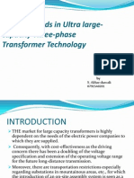 Recent Trends in Ultra Large-Capacity Three-Phase Transformer Technology
