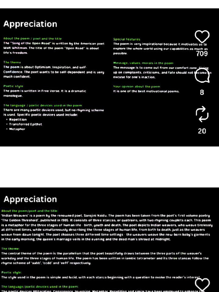 Appreciation English | PDF