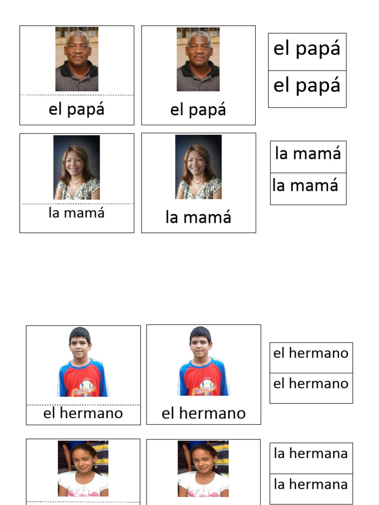 Fichas de La Familia | PDF