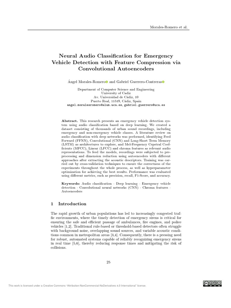 Neural Audio Classification | PDF | Deep Learning | Cognitive Science