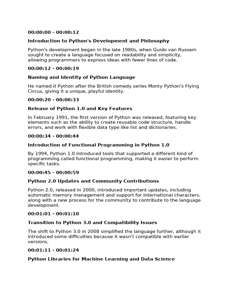 Developmental History of Programming - Transcripts | PDF