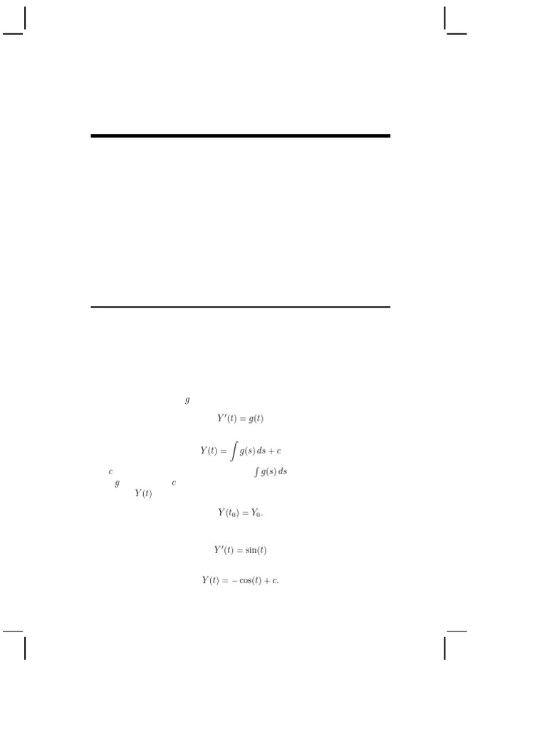 Chapter1 Introduction To ODEs and Initial Value Problems | PDF ...