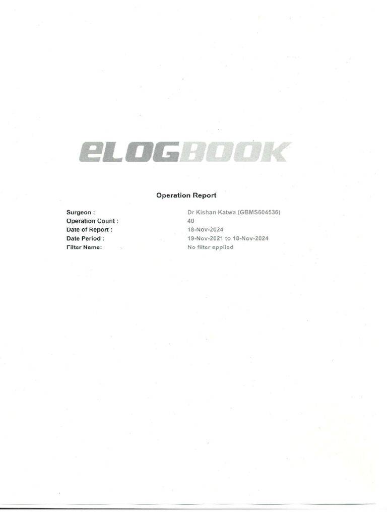 Logbook | PDF