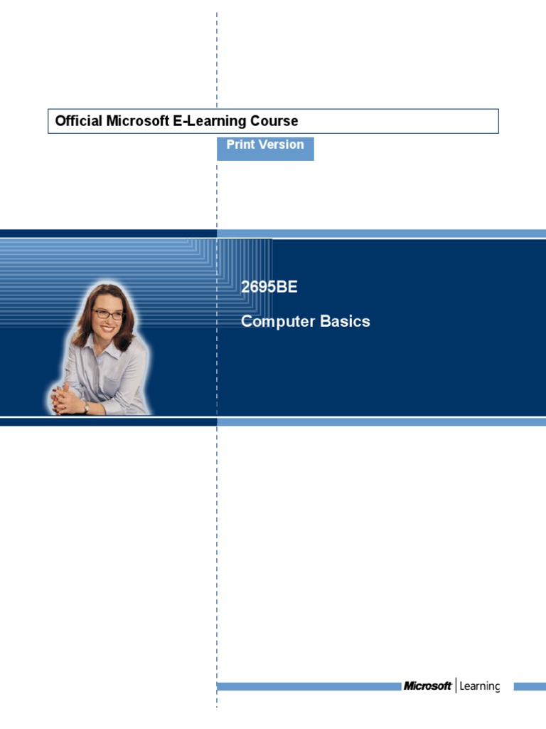Official Microsoft E-Learning Course: 2695BE Computer Basics | PDF ...